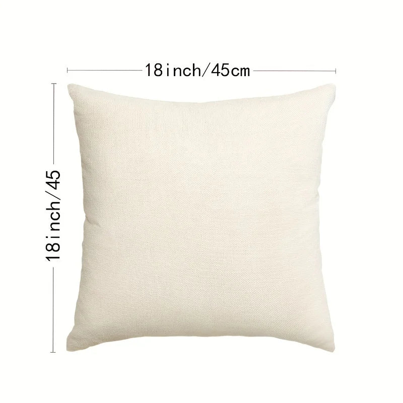 4pcs Summer Beach Pillow Covers - Geometric Design, Zippered & Machine Washable for Any Room Decor