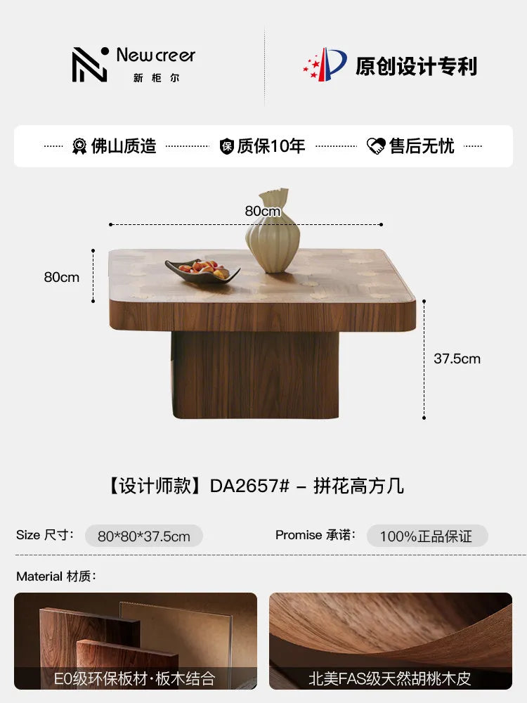 Aesthetic Side Table European Luxury Modern Storage Coffee Table Nordic Trendy Table Basse De Salon Living Room Furniture