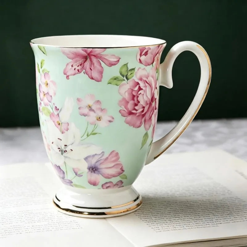 300ML, bone china cafeteira coffee cup, porcelain taza ceramic cup, elegant coffe mug wedding present, espresso cup royal