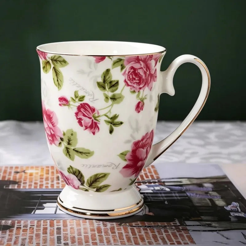 300ML, bone china cafeteira coffee cup, porcelain taza ceramic cup, elegant coffe mug wedding present, espresso cup royal