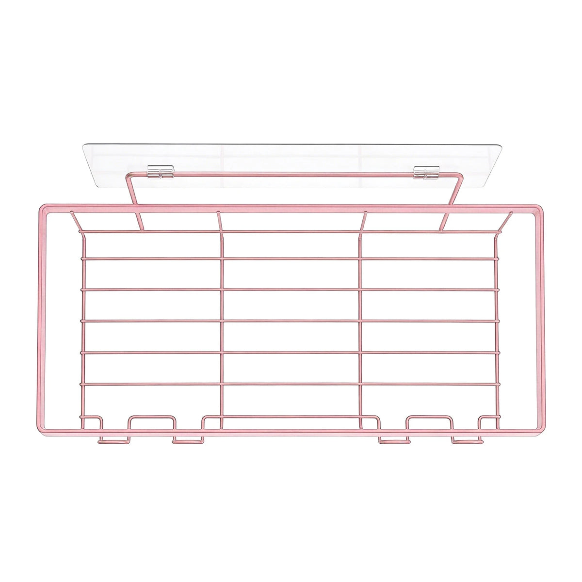2pcs Shower Caddy Basket Shelf Adhesive Shower Wall Shelves Rustproof Bathroom Shower Storage Organizer Pink
