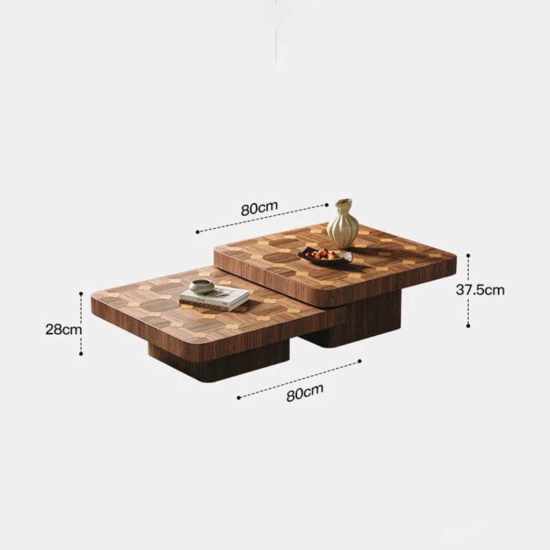 Aesthetic Side Table European Luxury Modern Storage Coffee Table Nordic Trendy Table Basse De Salon Living Room Furniture