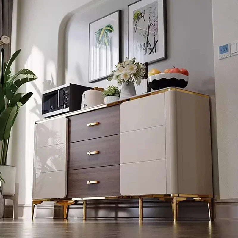 Premium Modern Cabinet Luxury Handles Simple Living Room Cabinets Dresser Cabinet Aesthetic Dressoir Kast Living Room Furniture