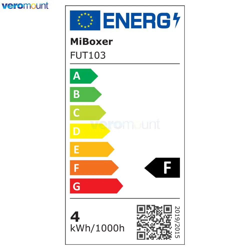 MiBoxer FUT103 4W RGB+CCT Smart LED Light Bulb GU10 AC110V 220V Support 2.4G 4Zone Remote / Smartphone APP WiFi /  Voice Control