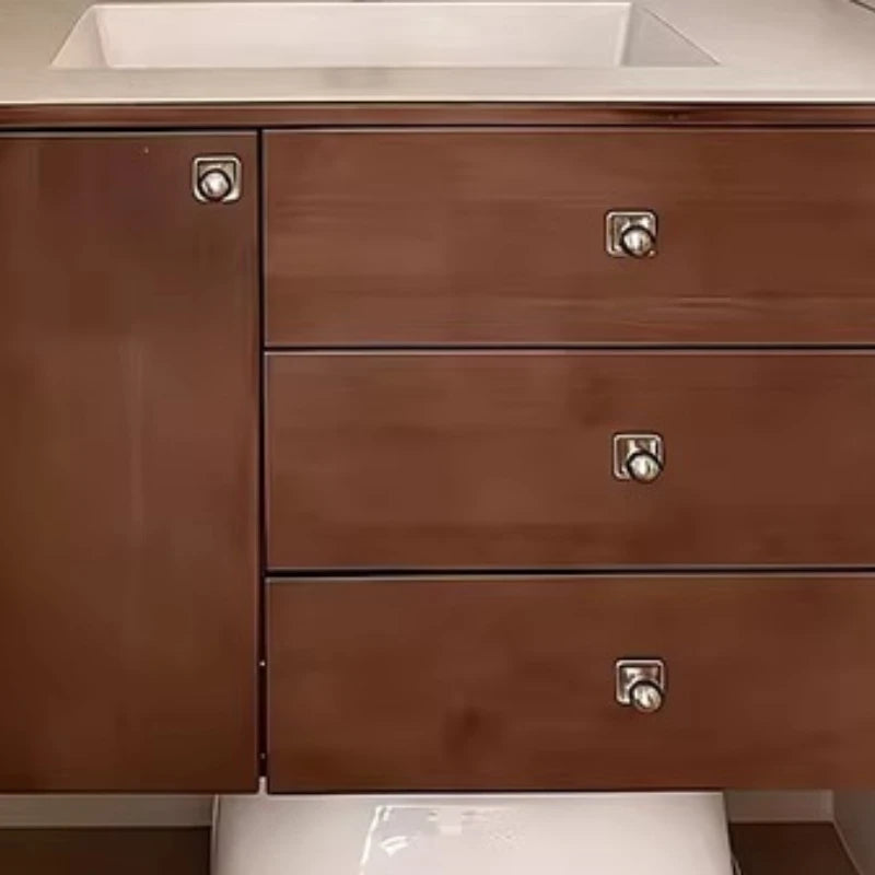 Toilet Sink Bathroom Cabinets Multifunction Dresser Bathroom Cabinets Mirrors Wood Furniture Ванная Комната MH40YSG