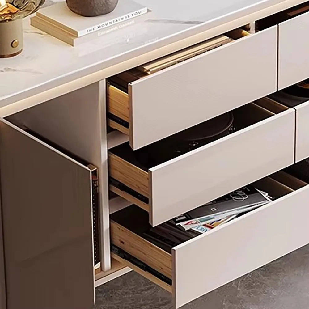 Simple Space Saving Cabinets Living Room Portable Storage Modern Trendy Display Cabinet Simple Luxury Vitrina Furniture