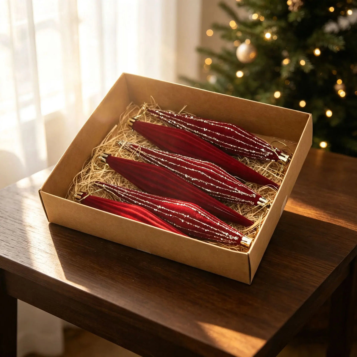 2026 New Christmas Pendant Red Velvet Christmas Ball Hanging for Indoor Outdoor Decor Navidad New Year Party Decoration Props