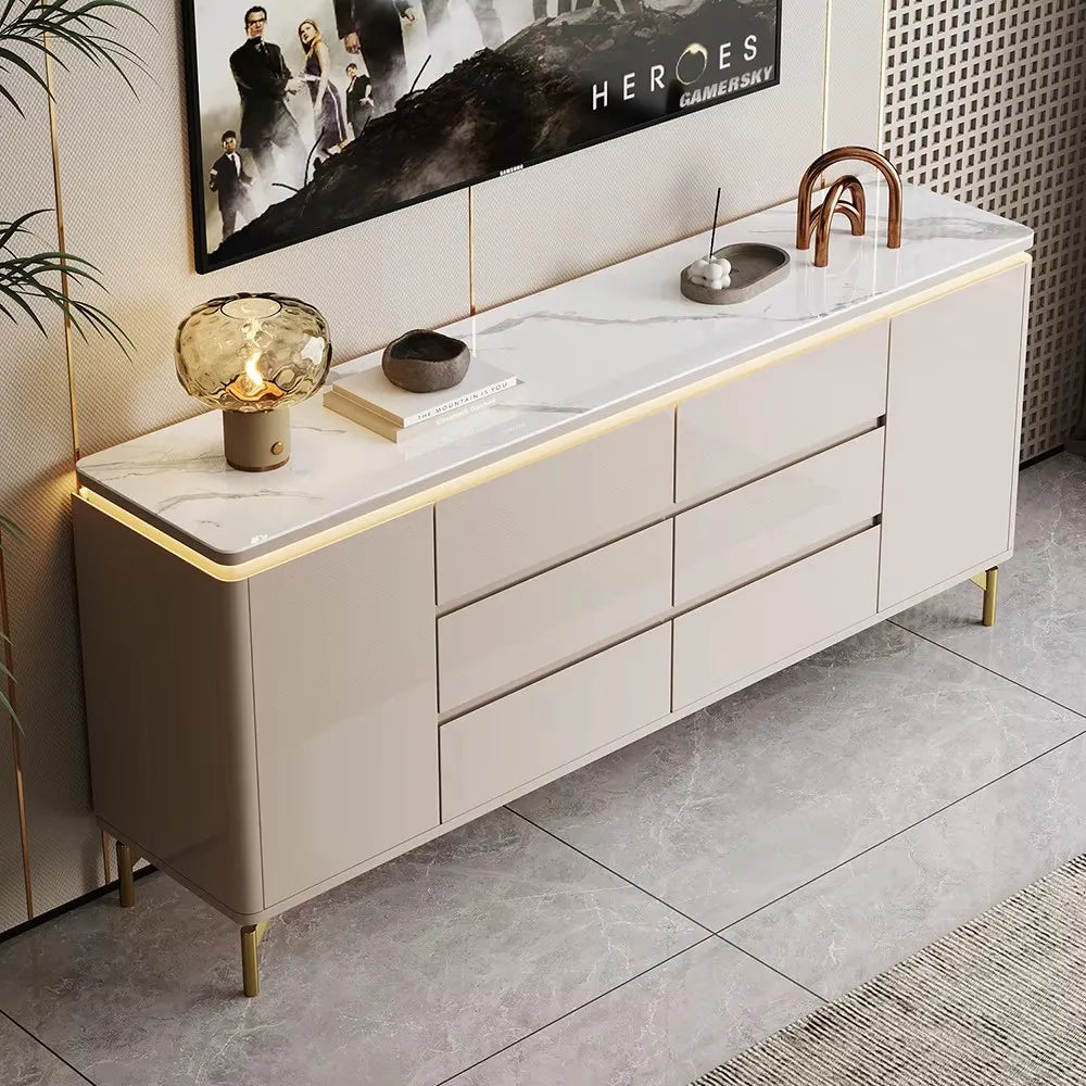 Simple Space Saving Cabinets Living Room Portable Storage Modern Trendy Display Cabinet Simple Luxury Vitrina Furniture