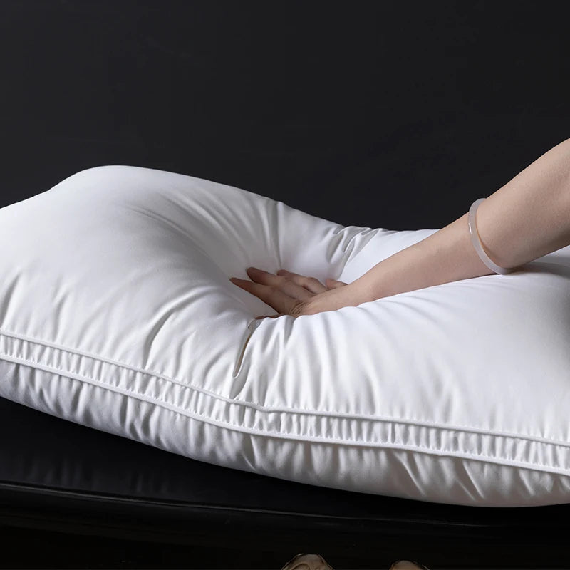 95% Goose Down Pillow, 1200TC Pima Fabric, 1000 Cleanliness, 1000+ Loft, 50x70cm, King/Queen Sizes