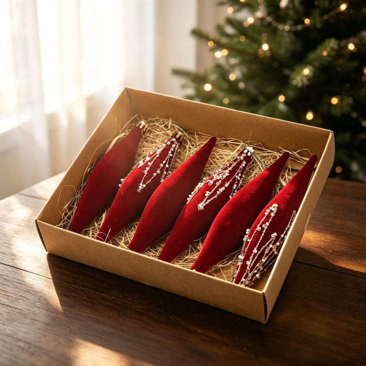 2026 New Christmas Pendant Red Velvet Christmas Ball Hanging for Indoor Outdoor Decor Navidad New Year Party Decoration Props