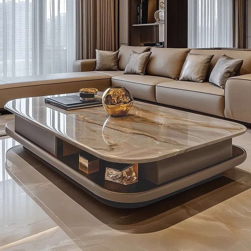 Japanese Luxury Coffee Tables Brown High Quality Designer Living Room Coffee Tables Decor Modern Mesa De Centro Furniture Home