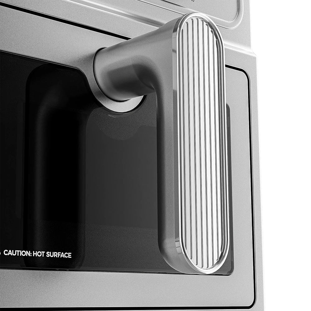 ROUNY 6.5L Air Fryer Oven with View Window, 304 Stainless Steel Basket, All-Metal Body and No-Turn Cooking