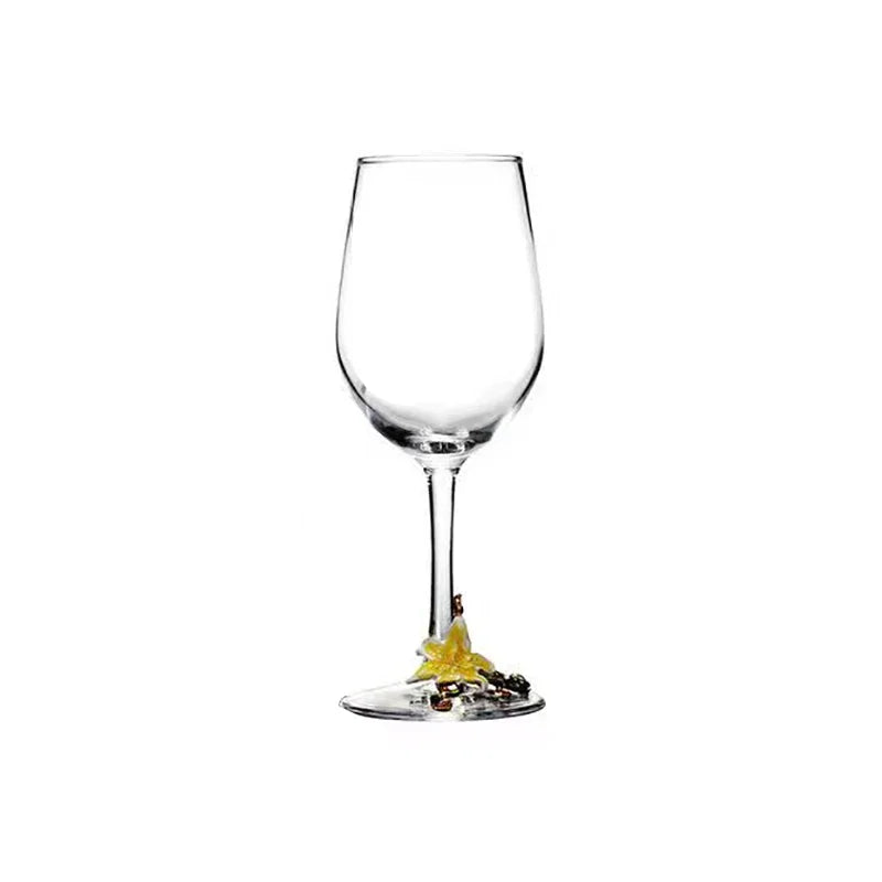 Creative Enamel Crystal Goblet Glasses for Champagne Glass Cup Set Luxury Glass Cups Glasses of Wine Wineglass Vintage Drinking